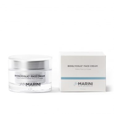 Jan Marini Bioglycolic Cream is a resurfacing cream containing glycolic acid (AHA) that helps to smooth and refine skin