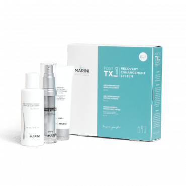 An advanced skincare system containing 3 key products to hydrate, reduce redness and protect skin.